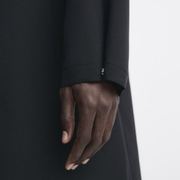 Zara Technical Water Repellent Parka Black 8281/885 Men's - Picture 8 of 14